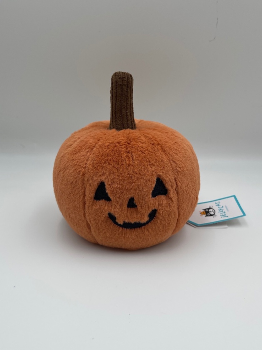 BNWT RARE Jellycat Ooky Jack O'Lantern Pumpkin Plush Halloween Decor super cute